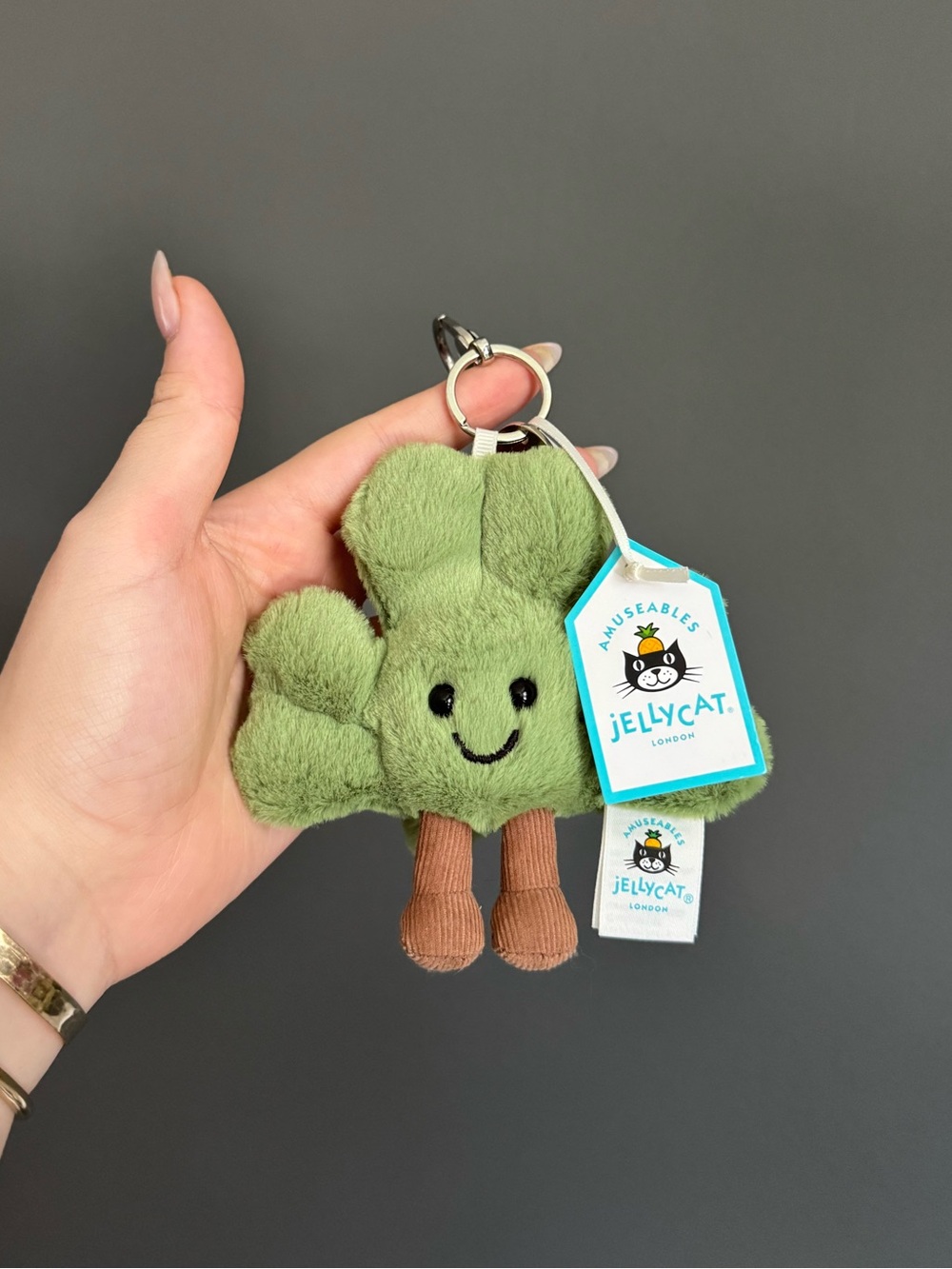 Jellycat Shamrock Bag Charm BNWT